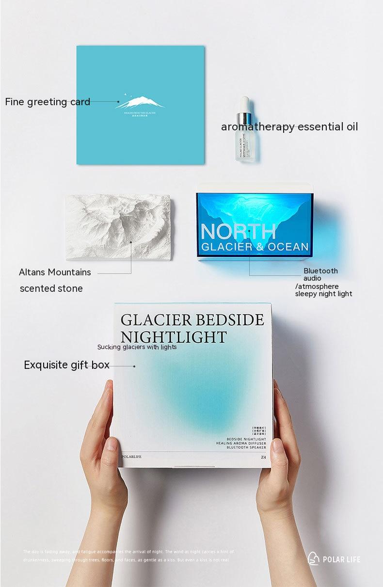 Bluetooth Speaker Glacier Night Light - BrandifyBay