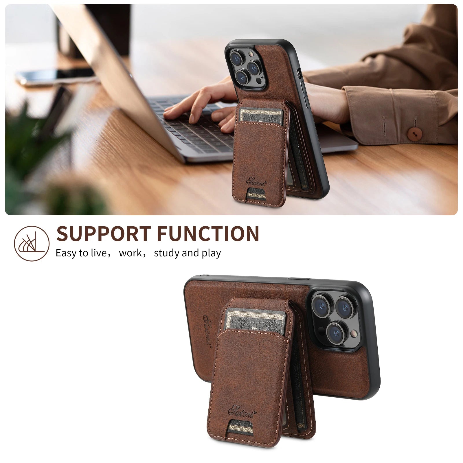 MagWallet Pro+: The Ultimate Magnetic Wallet Phone Case - BrandifyBay