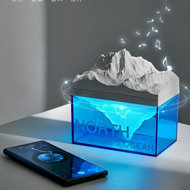 Bluetooth Speaker Glacier Night Light - BrandifyBay