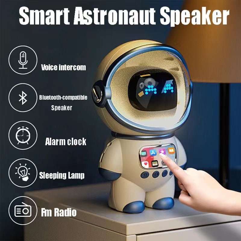 Astronaut Bluetooth Intelligent AI Interactive Audio Clock - BrandifyBay